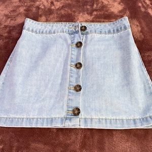 forever 21 jean skirt M